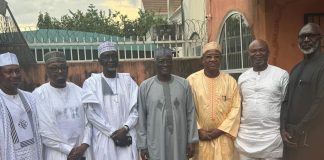LND and their hosts after the meeting.