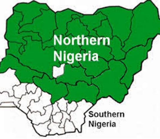 Map of Northern Nigeria.
