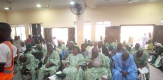 The independence service which took place on Tuesday in Yola.