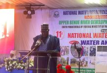 The flagg off of the water conference on Tuesday in Yola.