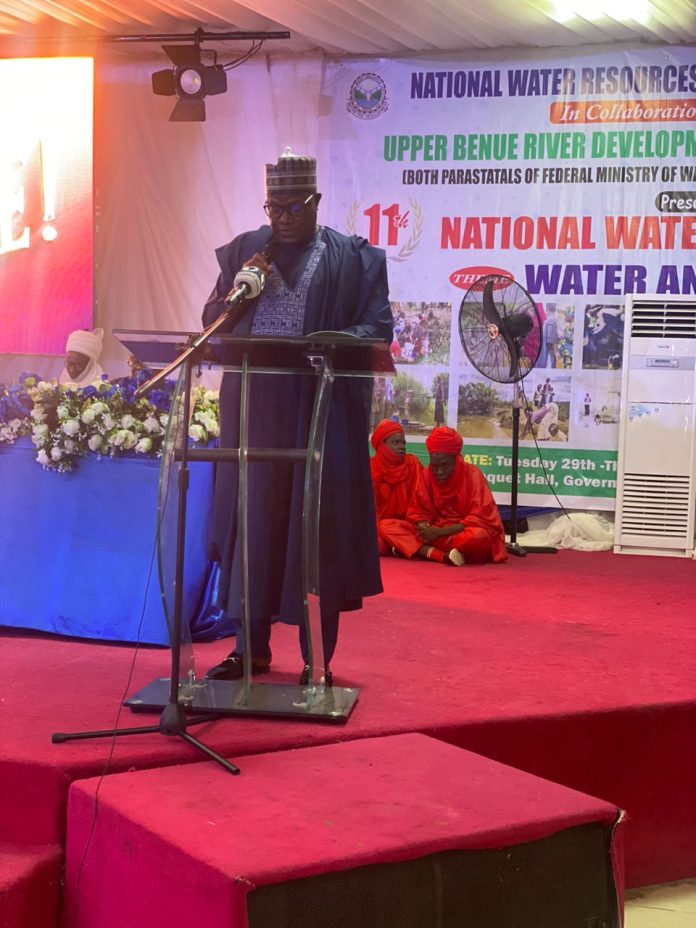 The flagg off of the water conference on Tuesday in Yola.