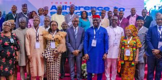 Group pictures of organizers/participants of the nat'l conference in Abuja.