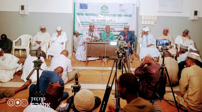 The awareness campaign at Modibbo mosque Yola on Monday. The awareness campaign at Modibbo mosque Yola on Monday.