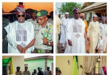 Pictures of Dr. N Musa during the event culminating in the release of 51 prison inmates in Yola.