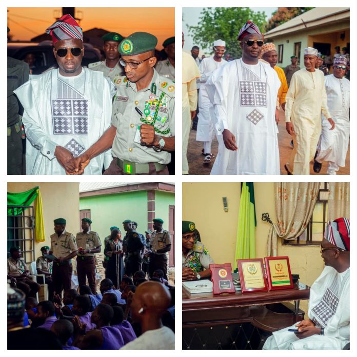 Pictures of Dr. N Musa during the event culminating in the release of 51 prison inmates in Yola.
