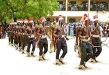 Yungur traditional dancers.