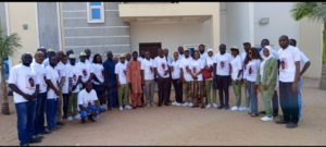 A group picture of the team of medical experts who conducted the surgeries.