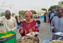 Farauta during the Iftar on Saturday.