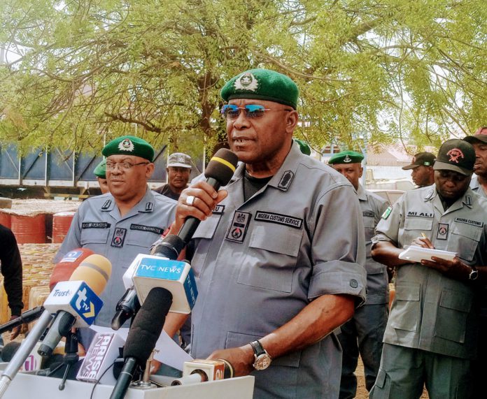 National Coordinator of operation whirlwind ACG Hussien Jibunu.