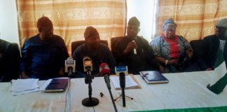 Mbula elders forum while addressing a press conference at NUJ over alleged marginalization in the proposed Bengo State on Saturday.