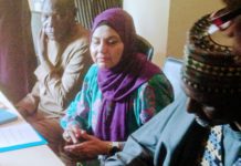 Executive chair of APHCDA during the signing of the agreement on Friday in Yola.