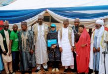 Group photo of stakeholders during the flag off.