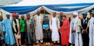 Group photo of stakeholders during the flag off.