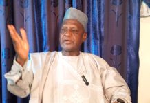Sen. Abubakar Halilu Girei during the interview on Sunday in Yola.
