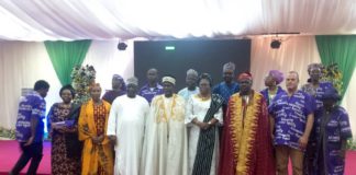 A group photo of some critical stakeholders at the closing ceremony of WoRGE project on Monday in Yola.