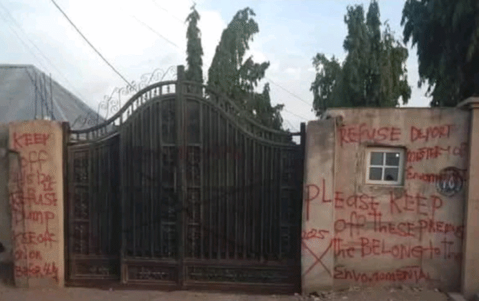 The condemned house.