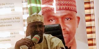 Dr. Sulaiman Bashir, the executive chairman of APHCDA during the media dialogue on Wednesday in Yola.