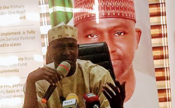 Dr. Sulaiman Bashir, the executive chairman of APHCDA during the media dialogue on Wednesday in Yola.