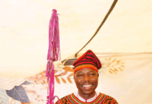 The Bishop in Full Chamba traditional regalia.