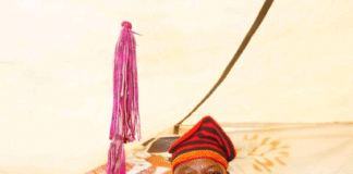 The Bishop in Full Chamba traditional regalia.
