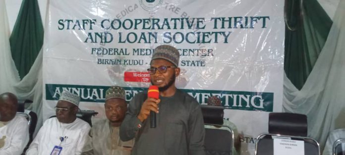 The Annual Gen Meeting in session.