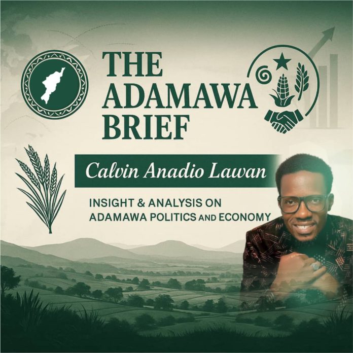 Calvin Anadio Lawan ensconced in The Adamawa Brief.