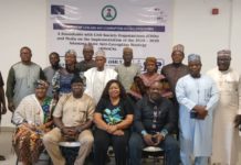 The CSOs and media during the roundtable on the implementation of ADSACS in Yola.