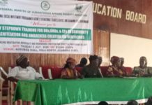 The training organized by Adamawa cash transfer office in session on Thursday in Yola.