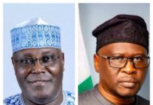 Atiku Abubakar and gov Fintiri.