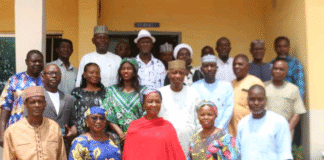 Group photo taken during the visit on Thursday.