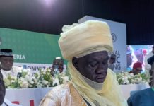 Sali delivering his speech at the occasion.