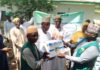 Inputs being distributed to farmers in Bauchi.