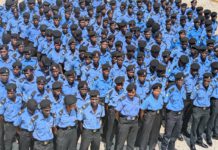 The new constables deployed to Adamawa State.