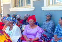 Farauta during the condolence visit in Yola on Thursday.