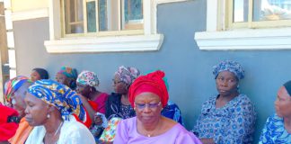 Farauta during the condolence visit in Yola on Thursday.