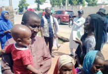 Mohammed Kasim, an enthusiastic father who brought his children for vaccination.