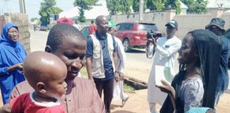 Mohammed Kasim, an enthusiastic father who brought his children for vaccination.