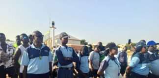 The opening ceremony of the event.