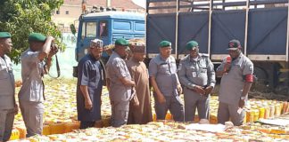 The inspection in session.