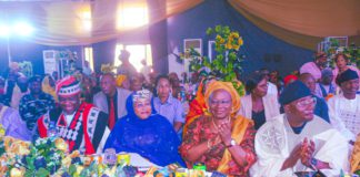 The wedding solemnization in pictures.