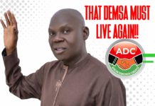 Dennis Kakaba, the ADC chairman candidate of Demsa LGA.