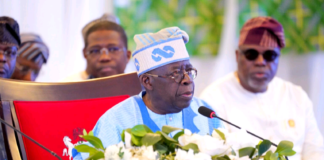 Tinubu during the visit.