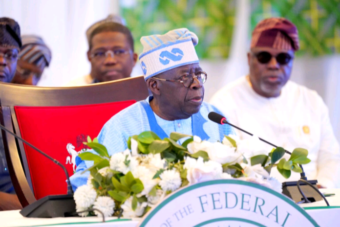 Tinubu during the visit. Tinubu during the visit.