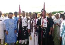 Pix of Mr and Mrs Madayi during the event in Numan on Saturday.