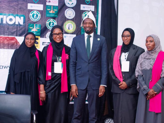 Akangbe SAN in a group photo with some members of NBA Yola Branch during the Law week in Yola. Akangbe SAN in a group photo with some members of NBA Yola Branch during the Law week in Yola.