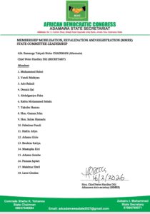 Continuation of list of LG exco.