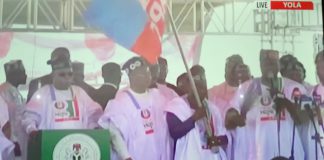 The grand reception which took place in Yola on Monday.