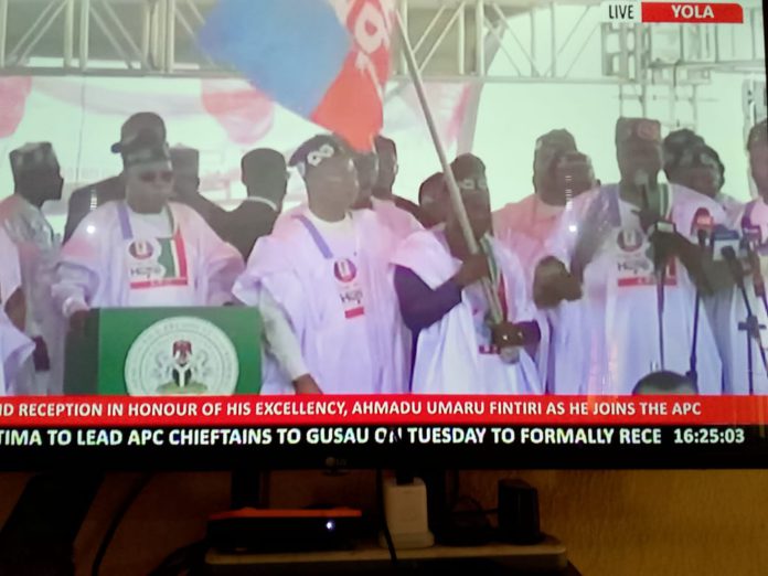 The grand reception which took place in Yola on Monday.
