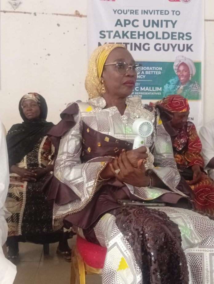 Golfa Mallim during the unity meeting.