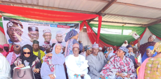 The convention in session.